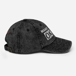 "Make America OK Again" cap, black, with "n0 ph34r" on back